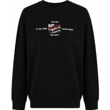 Trender You Can O Yaka Siyah Erkek Sweatshirt 27KDT1000005