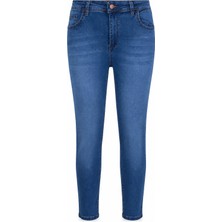 Double Skinny Omd Mavi Kadın Jean Pantolon 1010B
