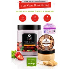 Smoothly Epilasyon Ağda Sonrası Çilek Nane Peeling 800ML Bisküvi Peeling ve Tüy Geciktirici Etkili