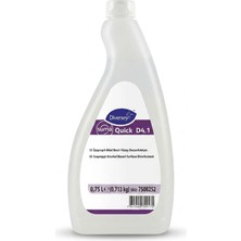 Diversey Suma Quick D4.1 Alkol Bazlı Yüzey Dezenfektanı 750ML Sprey Kullanım