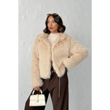 Very Moda Suni Kürk Kadın Mont-| F1820
