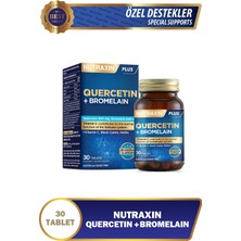 Nutraxin Quercetin Bromelain 30 Tablet - Kuersetin, Bromelain, Çörek Otu, C Vitamini, Isırgan Otu