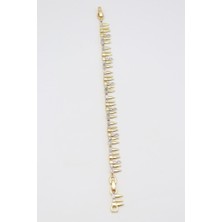 Suda İthalat Vıp Bileklik Silver 14 K-17330 (17+2cm)