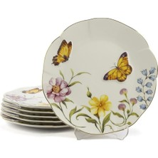 Mikasa Moor Mariposa 6lı Pasta Tabağı 21CM