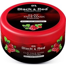 Black & Red Black&Red Clay Face Mask 400Gr. Forest Fruits