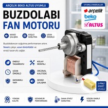Beko Arçelik Altus Buzdolabı Fan Motoru
