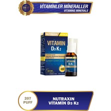 Nutraxin Vitals D3k2 30 Ml - 1000 Iu D3 Vitamini, 25 Mcg K2 Vitamini 207 Puf