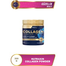 Nutraxin Beauty Collagen Gold Quality Powder 300 gr - Tip 1,2,3 Kolajen, Vitamin C, Hyalüronik Asit