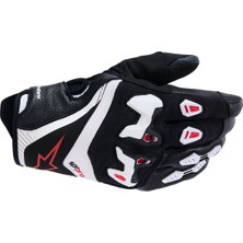 Alpinestars Sp-R Pro Korumalı Motosiklet Eldiveni Siyah  Beyaz  Kırmızı