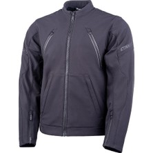 Icon Merc3 Korumalı Motosiklet Montu Siyah