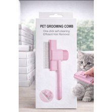 Akıllı Bayi Pet Grooming Comb Basmalı Kedi Köpek Pire Tarağı Aby