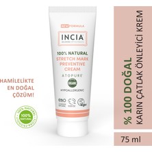 INCIA Incıa Atopure ® %100 Doğal Karın Çatlak Önleyici Krem 75ML Yeni Formül