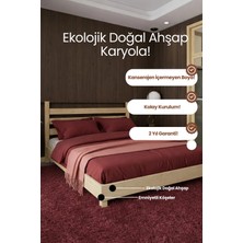 Renazzo Mobilya Urban Model Masif Ahşap Karyola Kolay Kurulum Fırınlanmış İthal Sibirya Çamı 90x200 Yatak Uyumlu - Doğal Renk