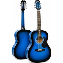 Odea Midex RG-550BL Pack Kaliteli Mavi 40 Inç Akustik Gitar Seti 4/4 Yetişkin