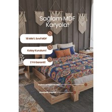 Renazzo Mobilya Letto 2 Çekmeceli Çift Kişilik Mdf Karyola