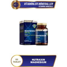 Nutraxin Magnezyum Sitrat 250 mg 60 Tablet Glutensiz