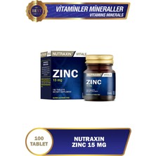Nutraxin Zinc Sulphate 15 mg 100 Tablet | Çinko Sülfat