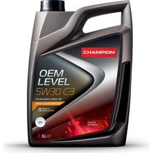 Champion C3 Dexos 2 Oem Level 5W30 Motor Yağı 5 Litre