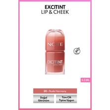 Note Cosmetics Note Excitint Lip & Cheek Dudak ve Yanak Renklendirici Tint Likit Allık - 20 Nude Harmony