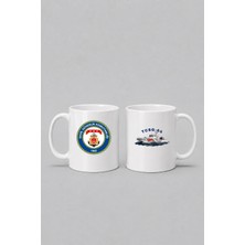 Bahriyeli Collection  Tcsg-64  Dalgalar Arası V2 Baskılı Kupa Bardak