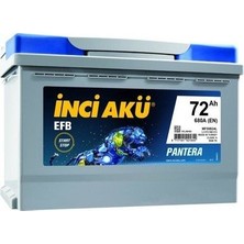 İnci Inci Akü Formula 12V 72AH Akü