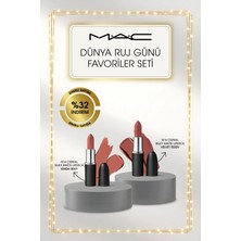 M.A.C Dünya Ruj Günü Favoriler Seti: Kinda Sexy & Velvet Teddy