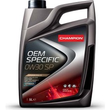 Champion Oem Specific Sp 0W30 Motor Yağı 5 Litre