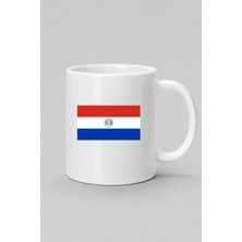 Bahriyeli Collection  Paraguay Bayrağı Baskılı Kupa Bardak