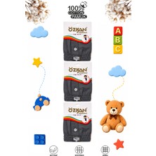 Özkan Underwear Özkan 31223 3'lü Paket Erkek Çocuk %100 Pamuklu Premium Kumaş Rahat Klasik Kesim Süprem Penye Boxer Şort Külot