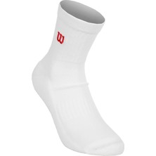 Wilson Unisex Quarter Beyaz Çorap L (43-46) WU00015331WTAL