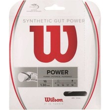 Wilson Sentetik Gut Power 16/1.30 Siyah Tekli Kordaj WRZ945200