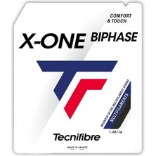 Tecnifibre X-One Biphase Pu 16/1.30 Siyah Tekli Kordaj