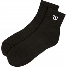 Wilson Unisex Quarter Siyah Çorap M (38-42) WU00015511BKAM