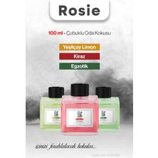 Rosie Yeşilçay Limon, Egzotik ve Kiraz 3'lü 100 ml Çubuklu Oda Kokusu