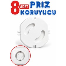 Dünya Sünger 8 Adet Priz Koruyucu Çocuk Güvenlik Kapağı – Döner Mekanizmalı Elektrik Prizi Emniyet Koruması, Bebek ve Çocuklar Için Priz Kapatıcı Güvenlik Aparatı