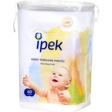 İpek Ipek Bebek Temizleme Pamuğu 60 Adet