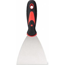 Happy Trend Home Paslanmaz Çelik Inşaat Spatulası Plastik Saplı Macun Spatulası Alçı Boya Kazıma Duvar Tamir Spatulası 100 mm