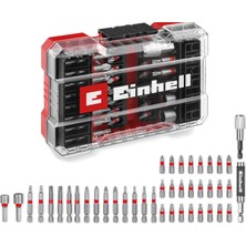 Happy Trend Einhell Orijinal M-Case 42 Parça Uç Seti (25 mm Uçlar, 50 mm Uçlar, Manyetik Tutucu, Lokma Uç, Hızlı Değiştirilebilir Uç Tutucu, Saklama Kutusu Dahil) - 49118953