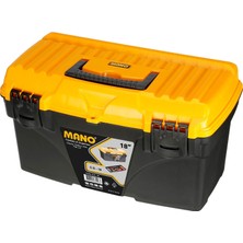 Happy Trend Mano Cs/18 Düz Kapaklı Klasik Takım Çantası, Polipropilen, Siyah/sarı, 18 ''