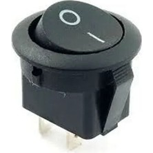 Eding Eğitim Platformu DC133 2 Pin On/off Anahtar Işıksız Yuvarlak