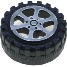 Eding Eğitim Platformu Araba Tekerleği Oyuncak Araba Hobi Deney Mini TEKERLEK-18X10 mm -2 Adet