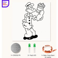 Eding Eğitim Platformu Lightcircuit Temel Reis Elektrik Kağıt Devre Eğitim Kiti | Paper Circuits Elektrik Deney| Stem CR2032 LED ve Bakır Iletken Bant