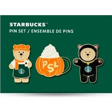 Starbucks® Pumpkin Spice Latte Temalı 3'lü Pin SET-11187180