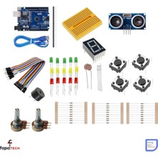 Eding Eğitim Platformu Arduino Uno R3 Proje 80 Parça Robotik Kodlama Başlangıç Seti - Arduino Proje Seti