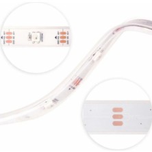 Eding Eğitim Platformu WS2812B Adreslenebilir Rgb Şerit LED - Silikon Korumalı (Su Geçirmez) - 1m