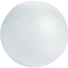 Eding Eğitim Platformu Strafor Köpük Top 6 cm Köpük Top Küre Top Yuvarlak Strafor Fen Deney Okul Deney Hobi 6 cm -1 Adet