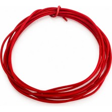 Eding Eğitim Platformu 0,34 Mm² 22AWG Nyaf Kablo Kırmızı Çok Damarlı Esnek Bağlantı Güç Can Wire Frc Panel Kablo - 1 Metre