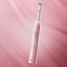 Homend Brushboss 4701H 4 Modlu 21 Gün Kullanım Süreli Akıllı Zamanlayıcılı Şarjlı Diş Fırçası Pembe