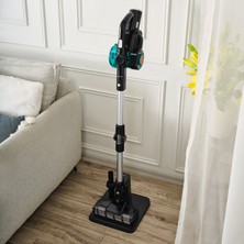 Homend Dustrider 1264H Şarjlı Dikey Süpürge Siyah Turbo Başlık ve 2.5lt Toz Hacmi ile Güçlü Temizlik