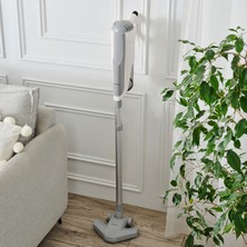Homend Dustroyer 1272H 2 In 1 Kablolu Dikey Süpürge Beyaz Gri 700 ml Toz Haznesi ile Kolay Temizlik
